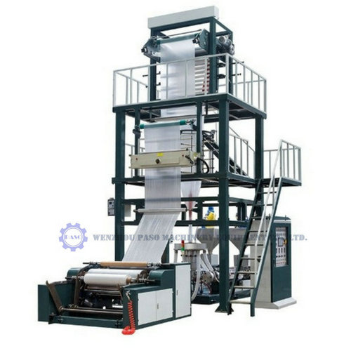 Double layers rotary head AB film blown machine